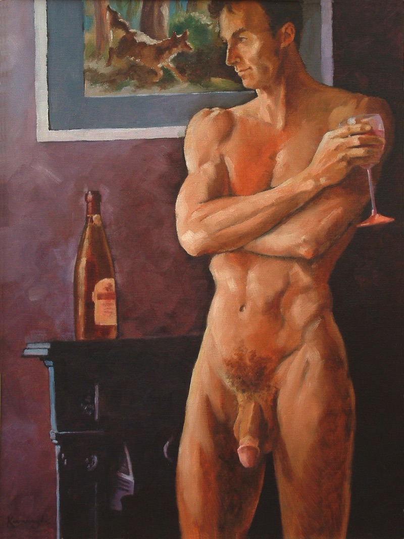 nude oil with wine